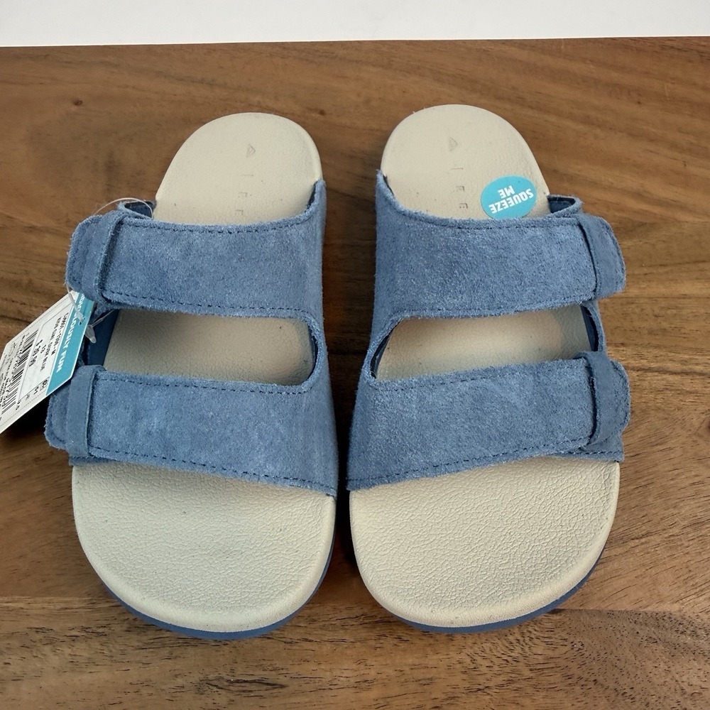 New NWT Little Kids Reef Little Ojai Suede Blue Sandals Shoes Size 13 C